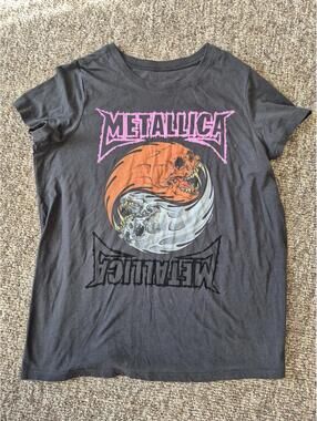 Metallica Graphic Black T-Shirt size-00